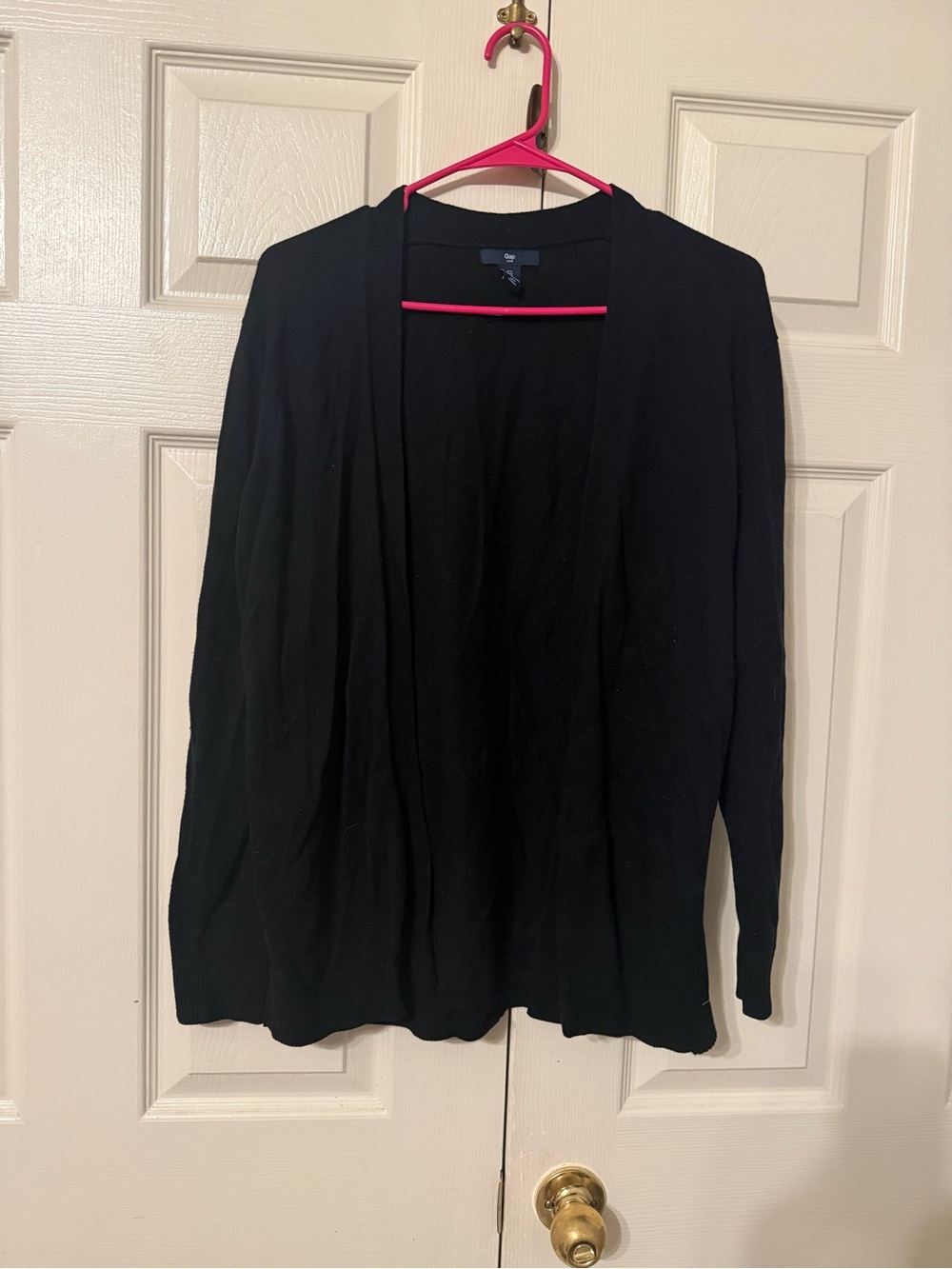 GAP Black Open-Front Cardigan
